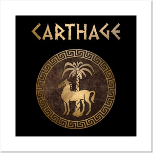 Carthage Ancient Symbol of Qart-Hadasht Posters and Art